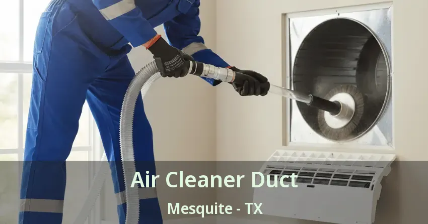 Air Cleaner Duct Mesquite - TX
