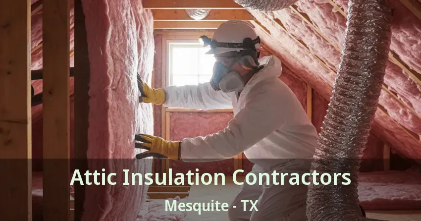 Attic Insulation Contractors Mesquite - TX
