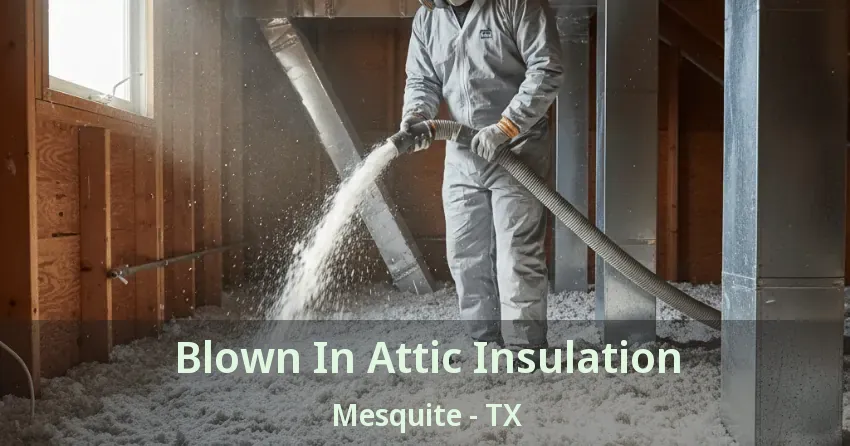 Blown In Attic Insulation Mesquite - TX