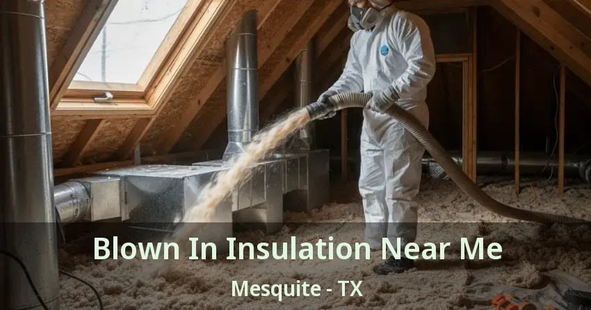 Blown In Insulation Near Me Mesquite - TX