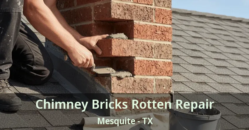 Chimney Bricks Rotten Repair Mesquite - TX