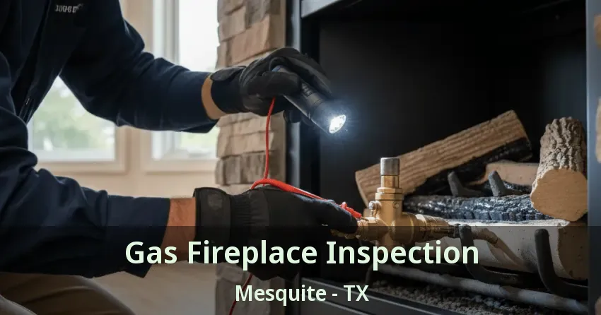 Gas Fireplace Inspection Mesquite - TX