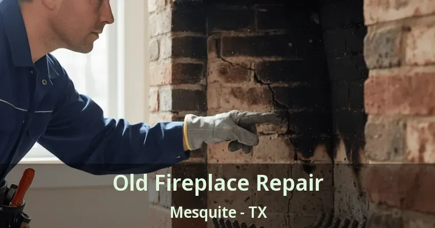Old Fireplace Repair Mesquite - TX