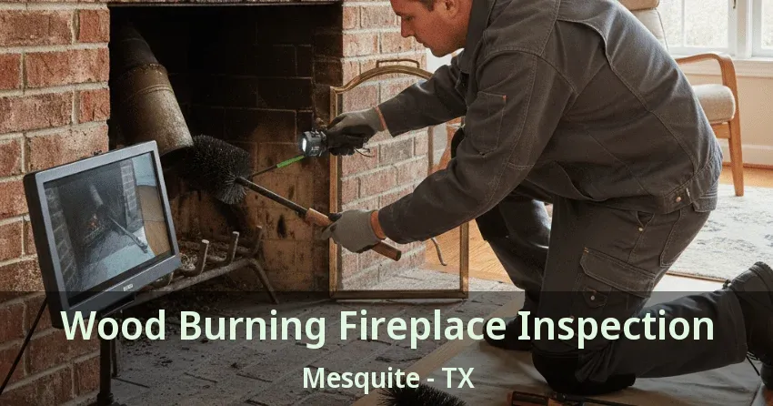 Wood Burning Fireplace Inspection Mesquite - TX
